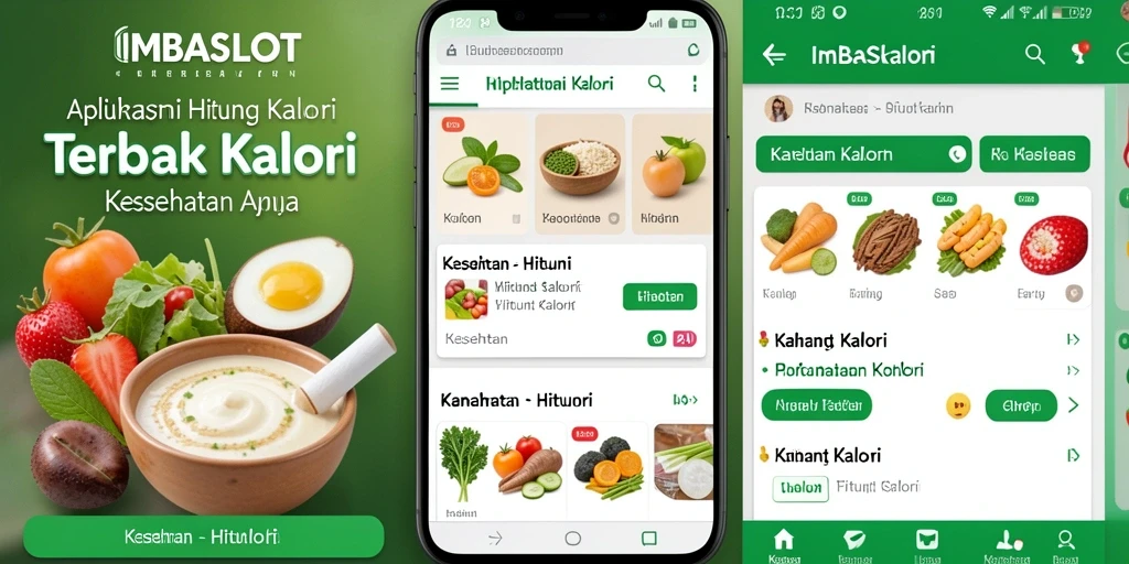 Tampilan antarmuka IMBASLOT yang memudahkan pengguna dalam menghitung kalori.