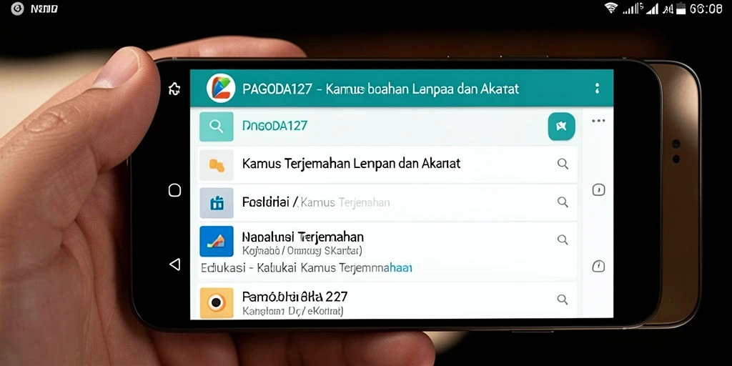 Tampilan antarmuka utama PAGODA127 yang user-friendly dan fungsional.